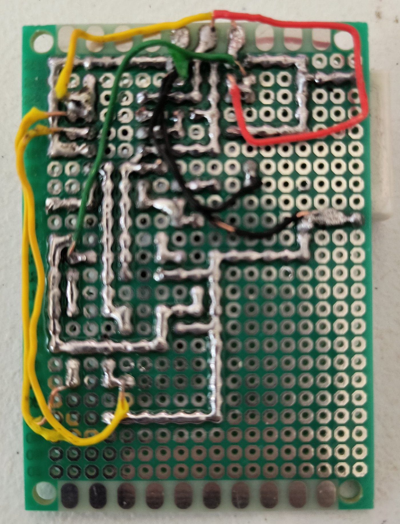 Perfboard — Bottom