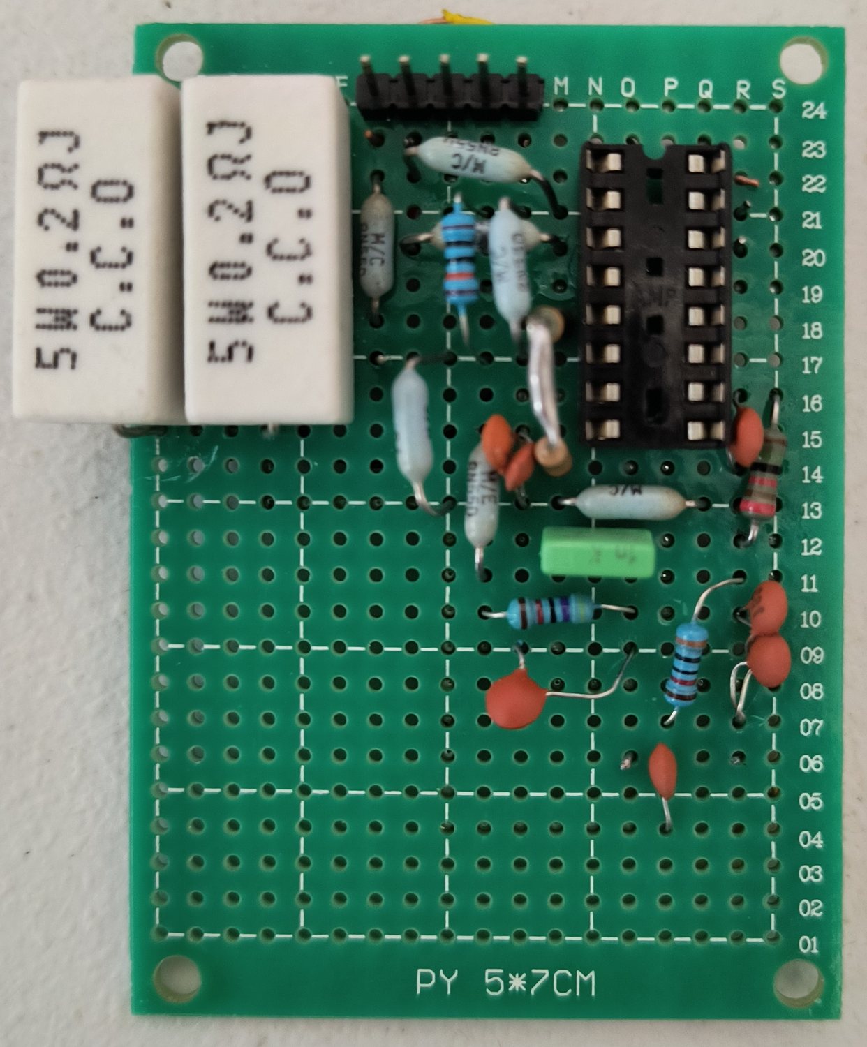 Perfboard — Top