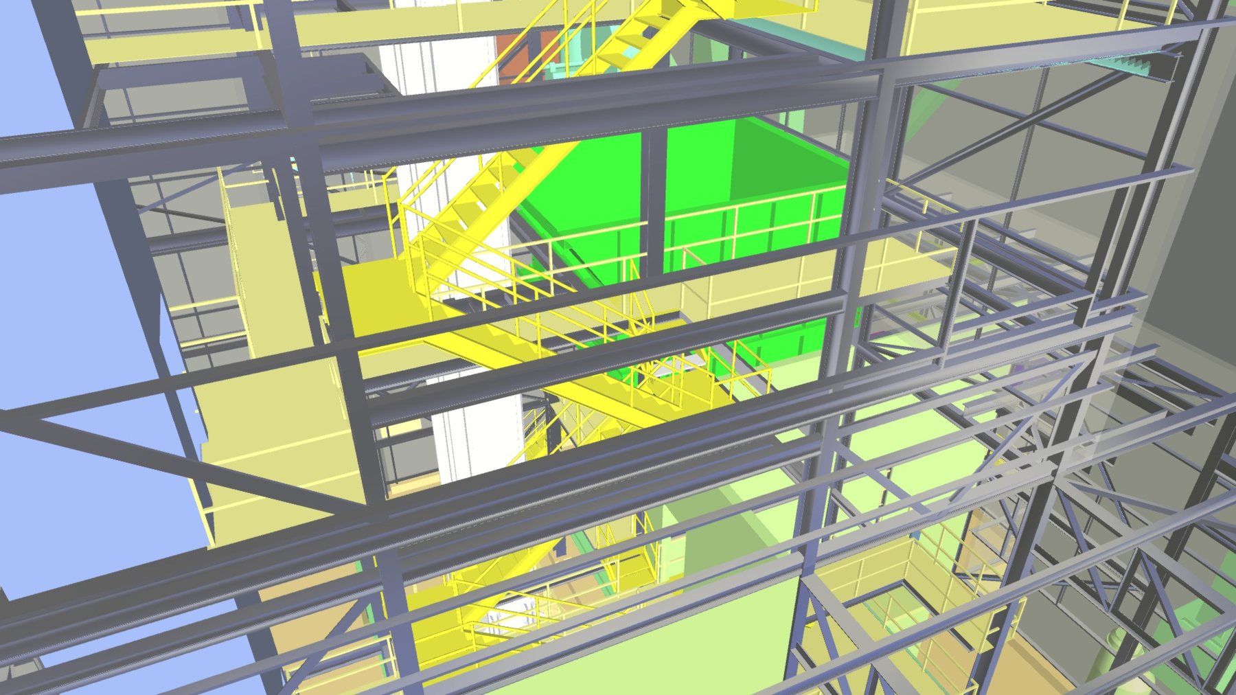 Ore Production Headframe Model