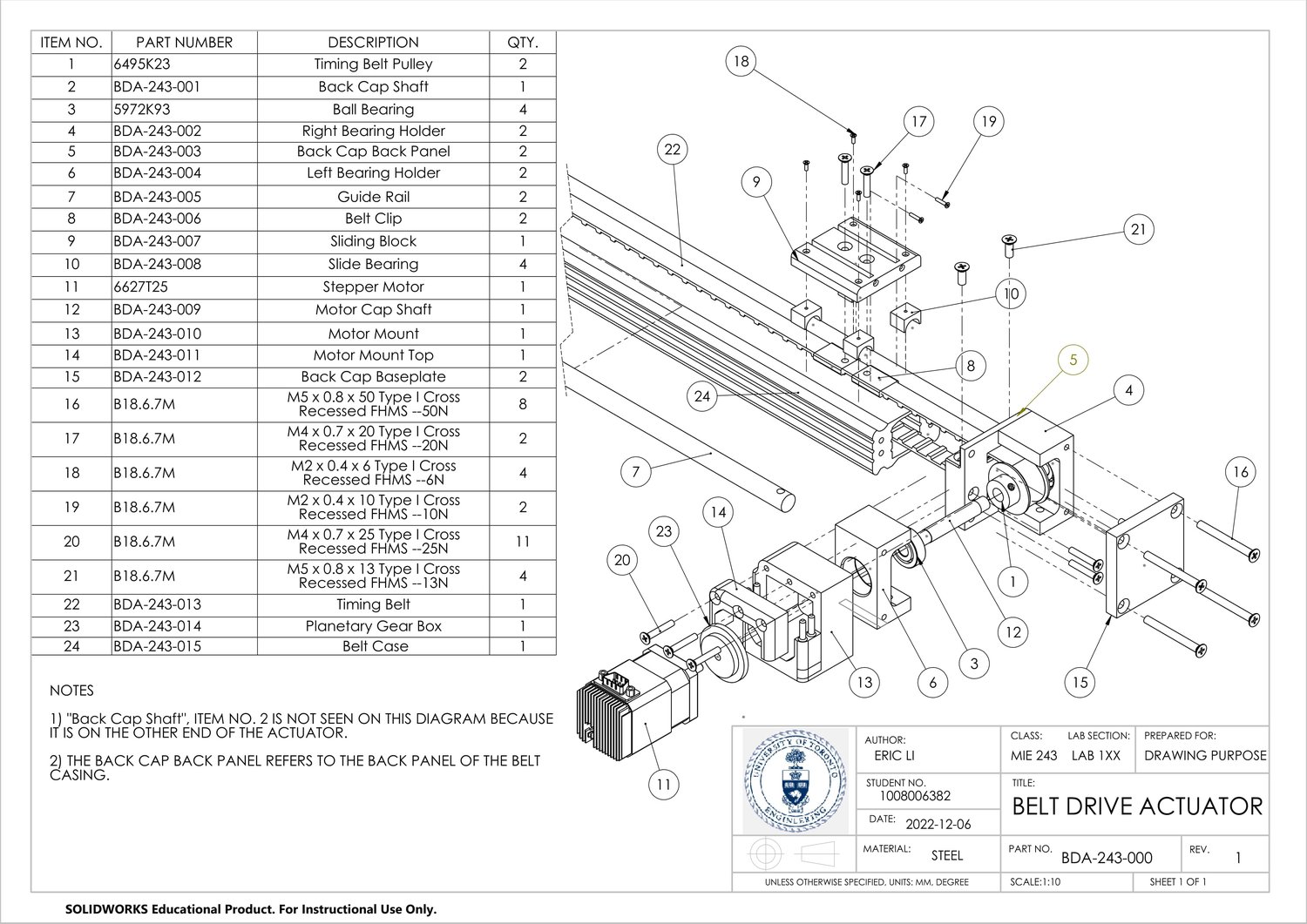 Drafting and CAD practice.