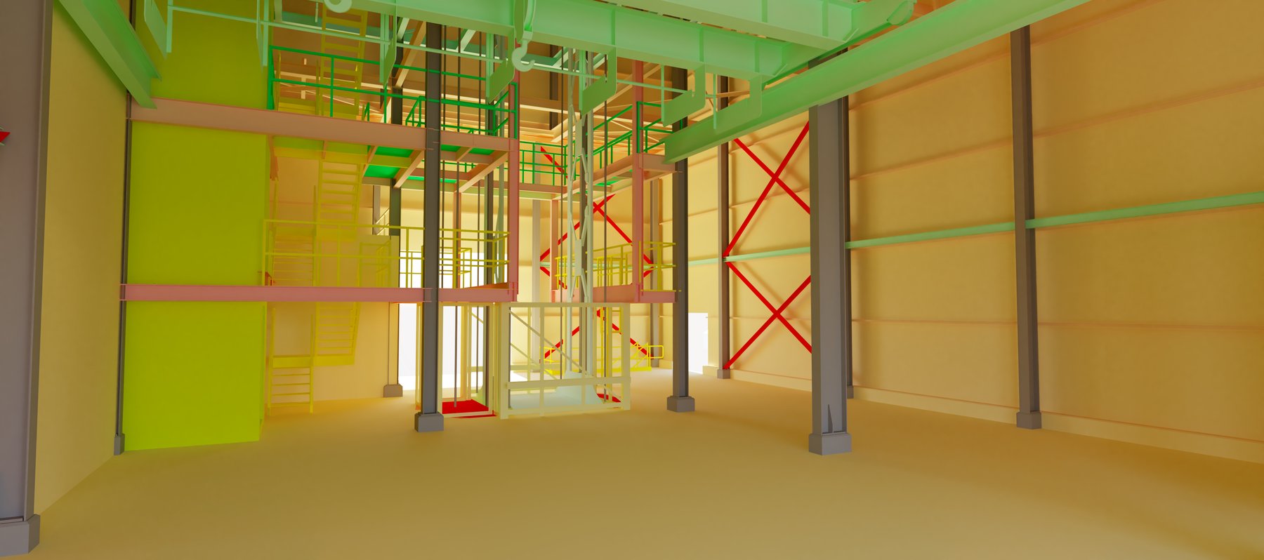 Navisworks bottom view