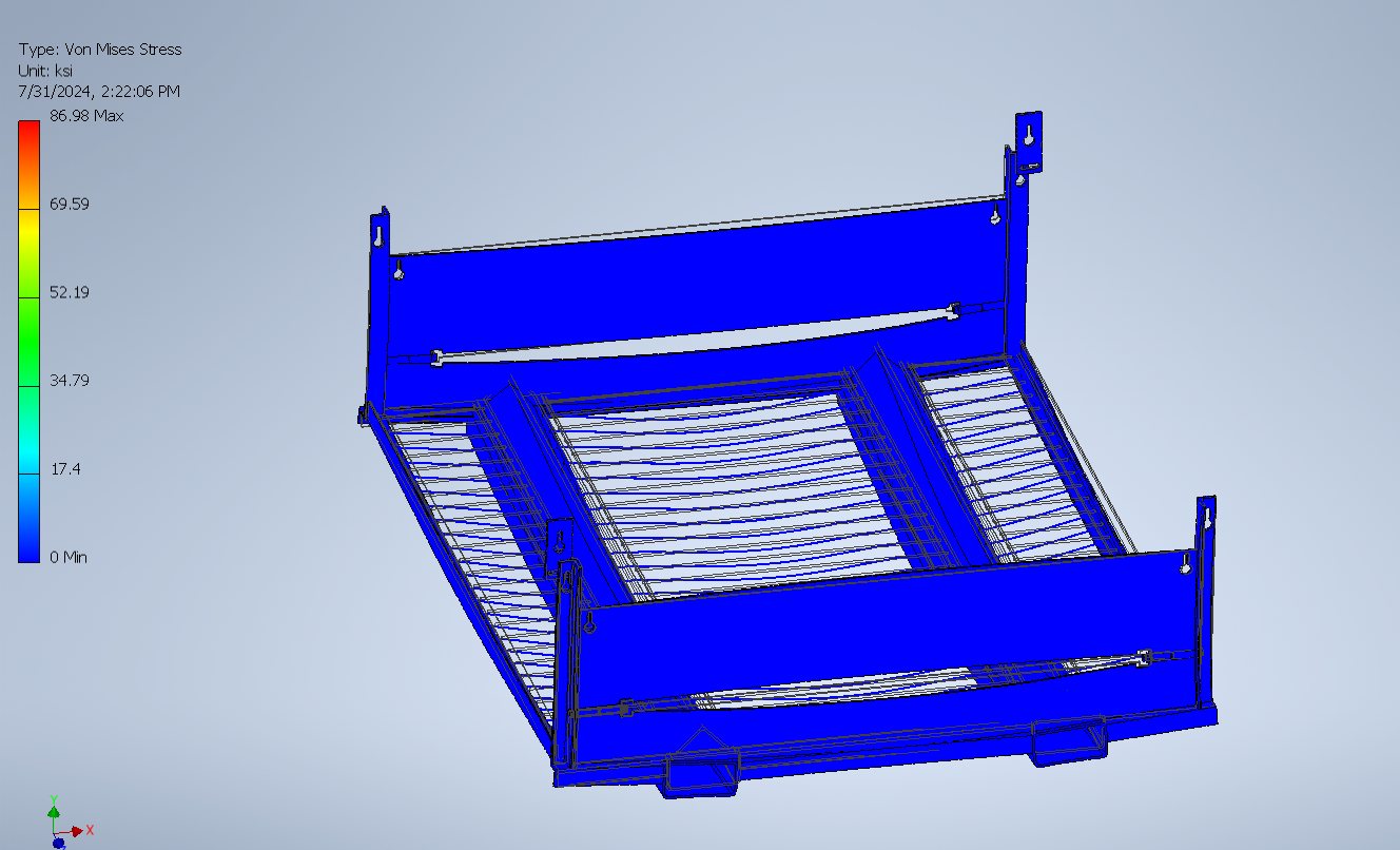 Conveyance Headcover Stress FEA